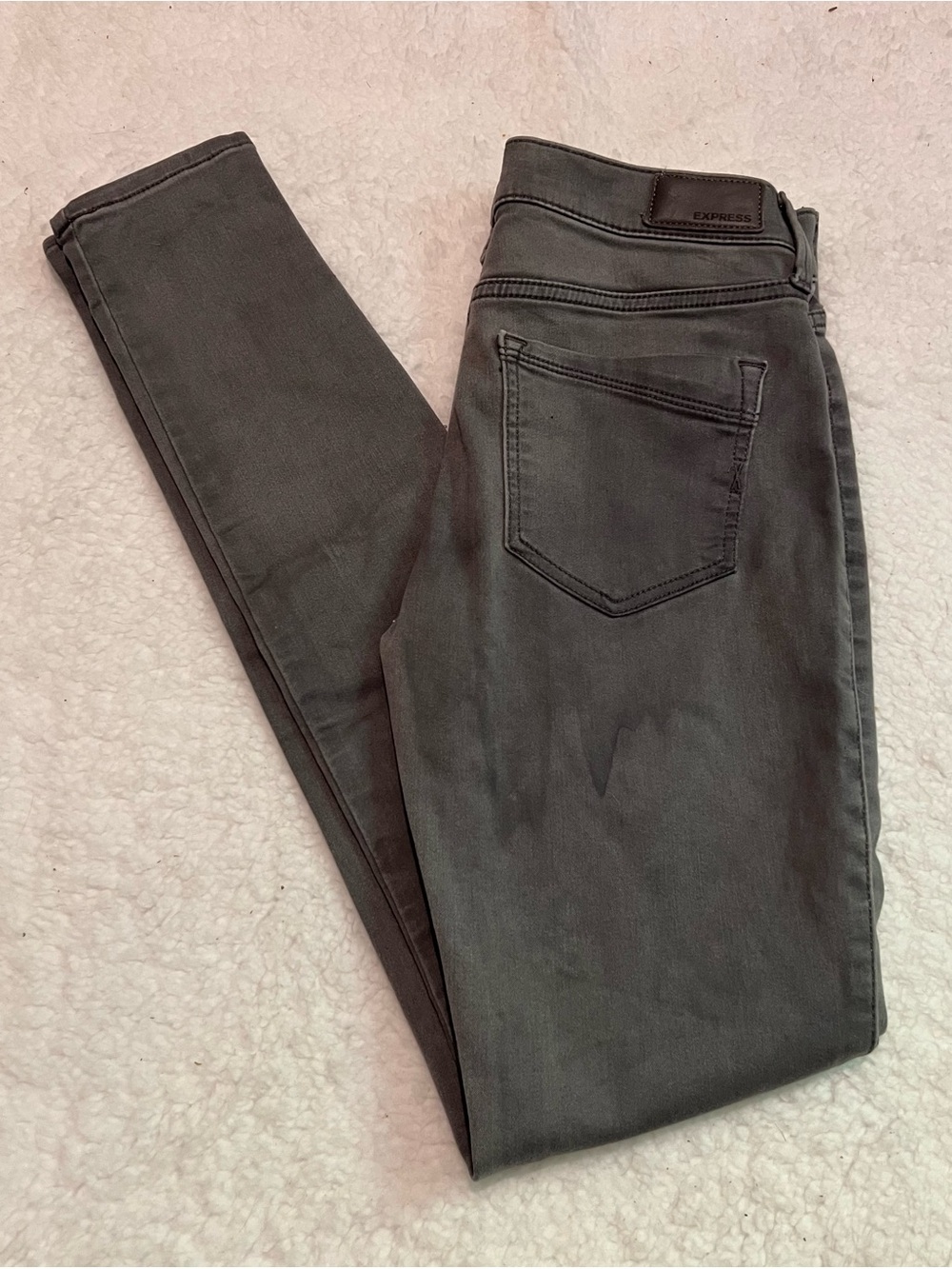 Express Women’s Charcoal Skinny Jeans